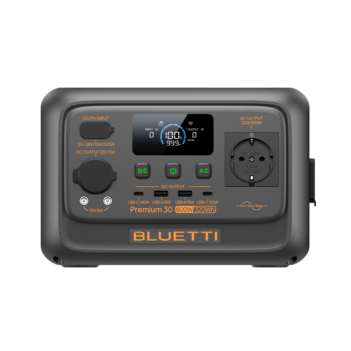 BLUETTI Premium 30 V2 Portable Power Station | 600W 320Wh