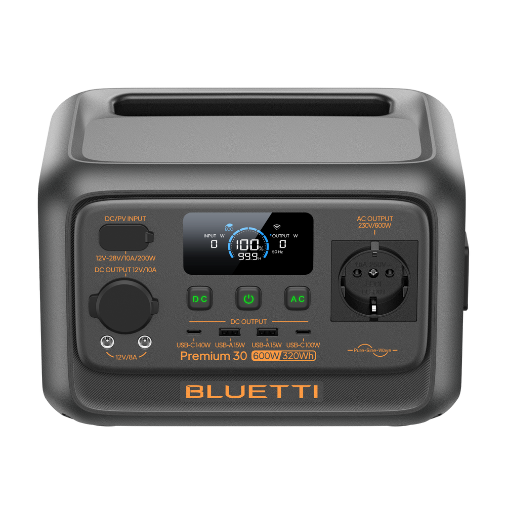 BLUETTI Premium 30 V2 Portable Power Station | 600W 320Wh
