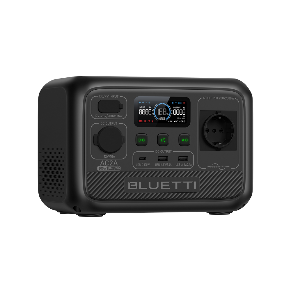 BLUETTI AC2A Power Station Portatile | 300 W 204,8 Wh