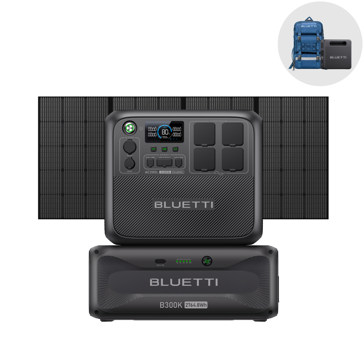 BLUETTI AC200L Power Station Portatile | 2400 W 2048 Wh