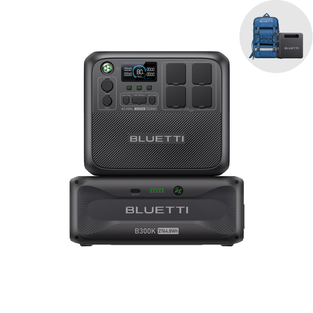 BLUETTI AC200L Power Station Portatile | 2400 W 2048 Wh（Esaurito）
