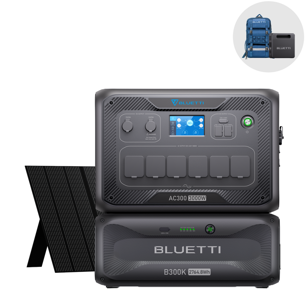 BLUETTI AC300 + B300K Backup Domestico