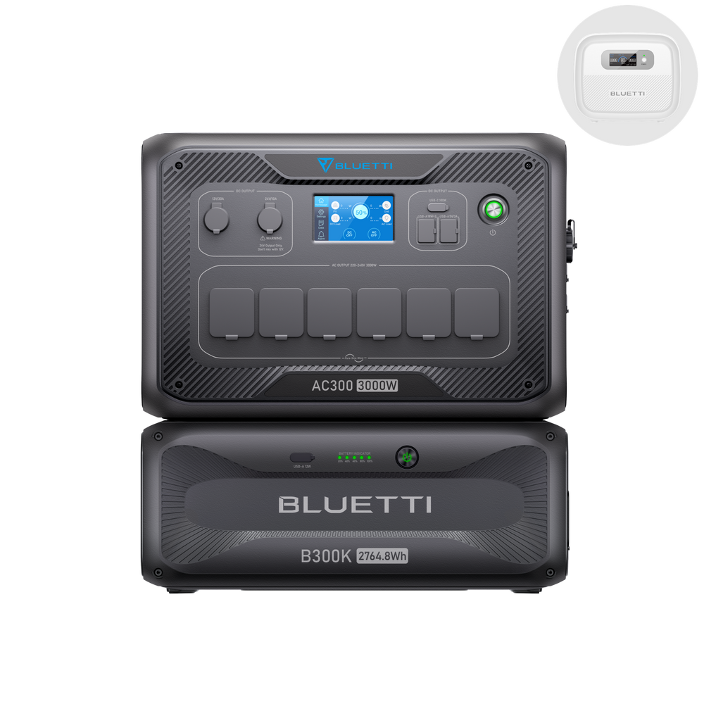 BLUETTI AC300 + B300K Backup Domestico