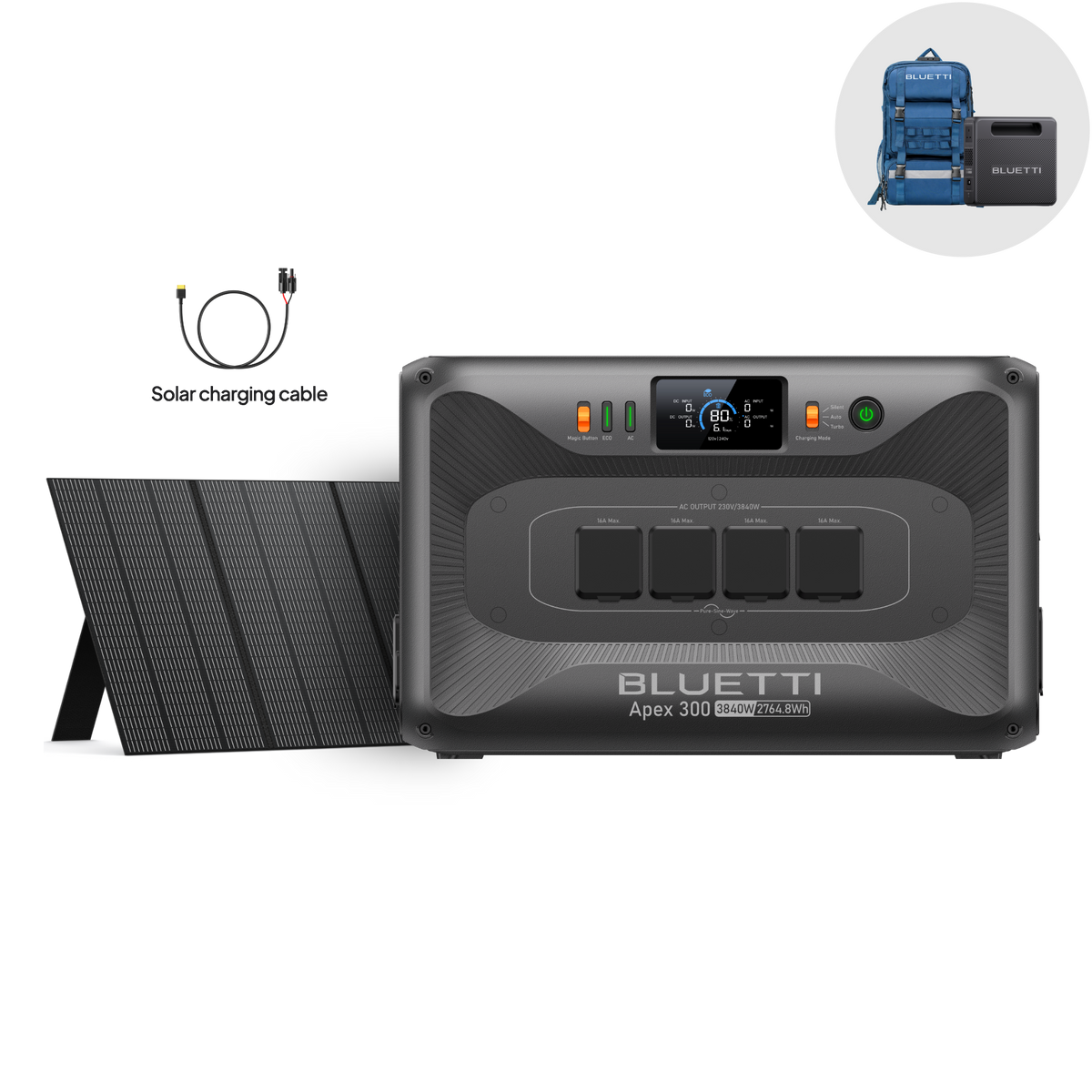 BLUETTI Apex 300+350W (Handsfree 1 gratis)