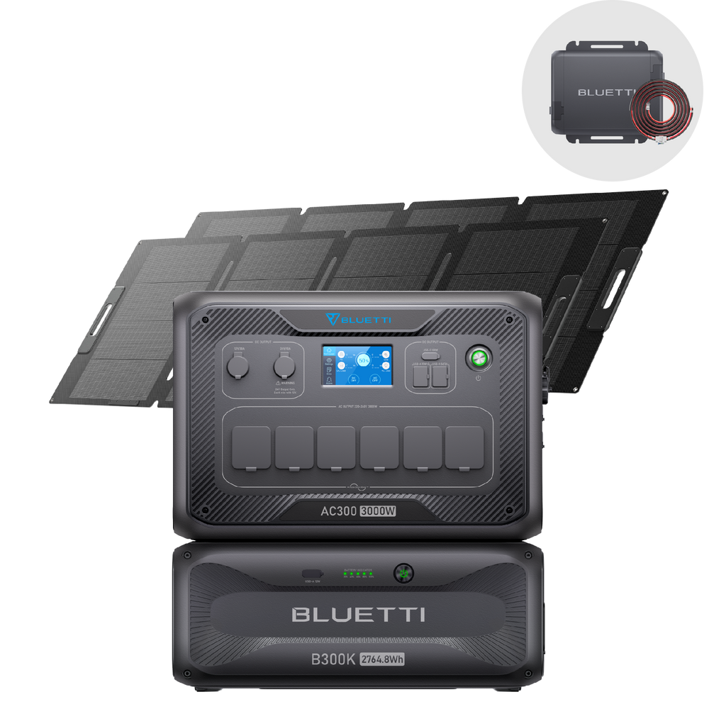 BLUETTI AC300 + B300K Backup Domestico