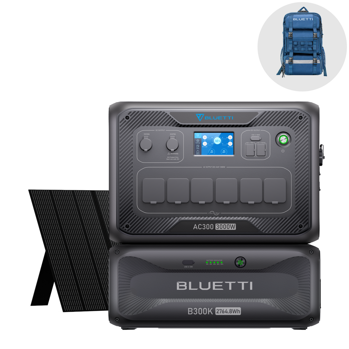 BLUETTI AC300 + B300K Backup Domestico