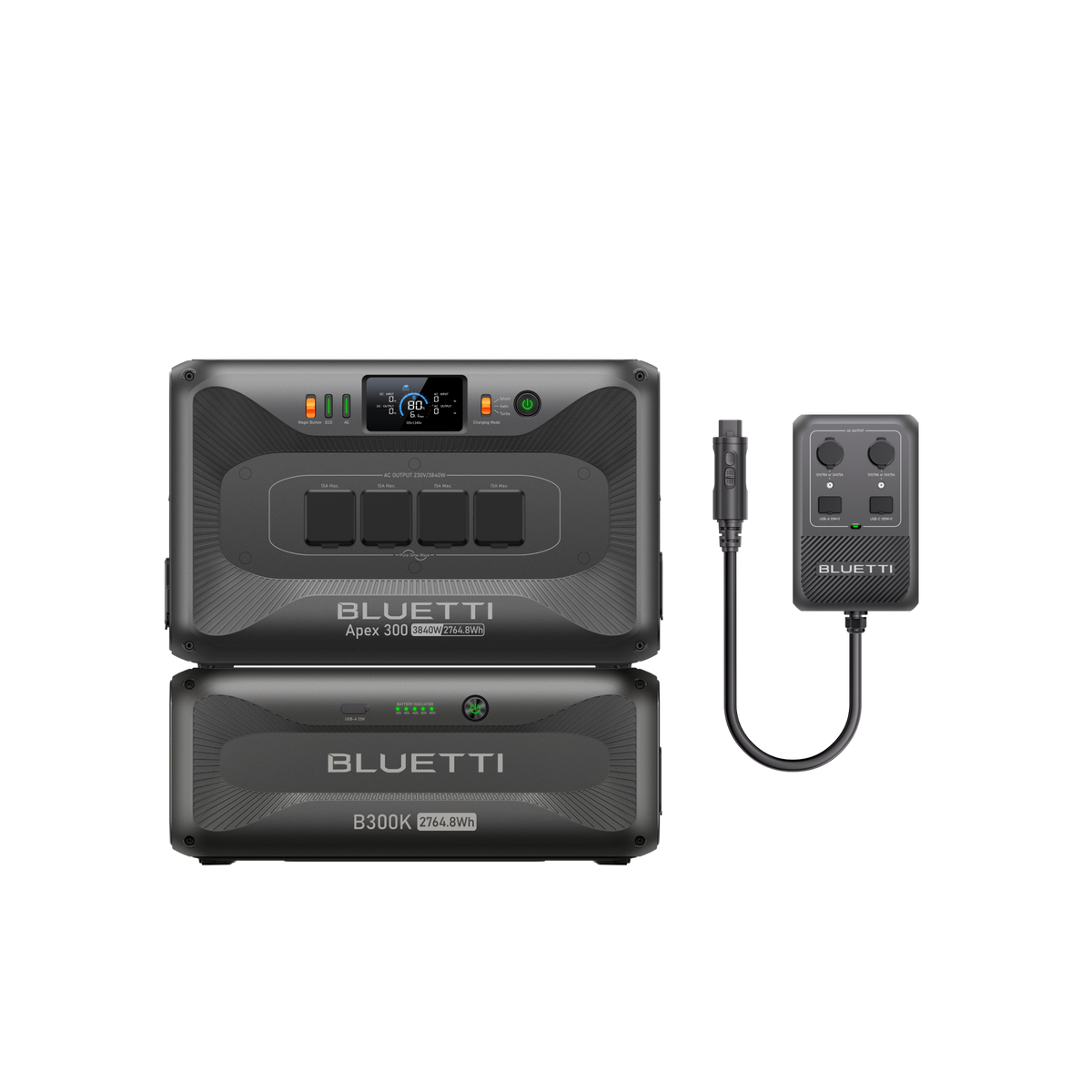 BLUETTI Apex 300+B300K+Hub D1