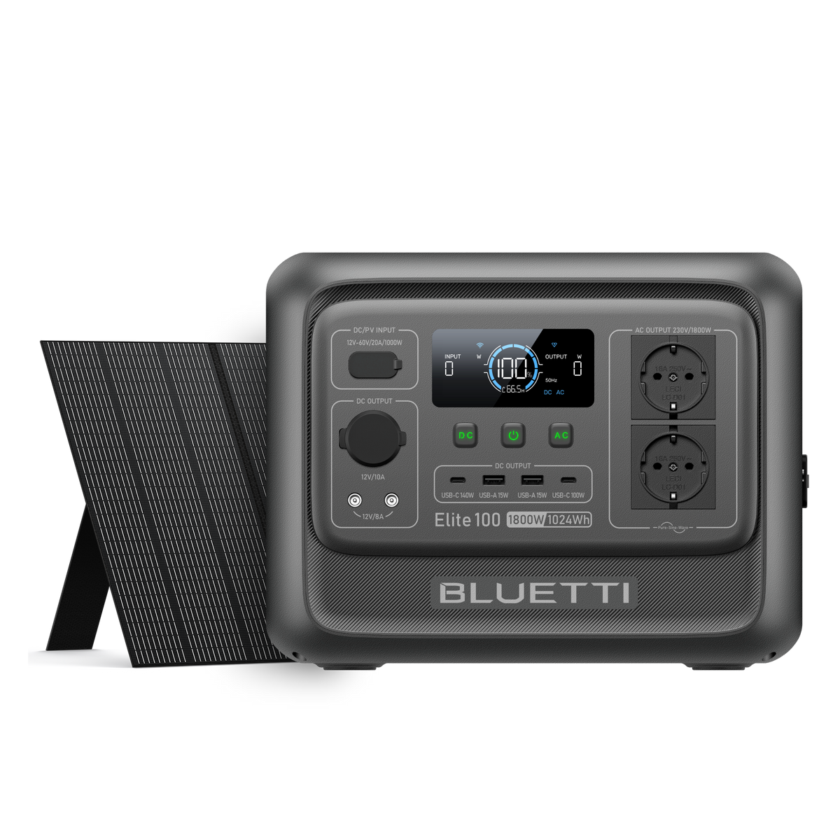BLUETTI Elite 100 V2  Power Station Portatile | 1800 W 1024 Wh