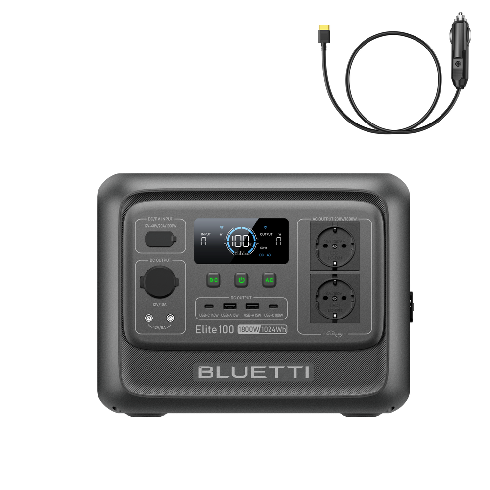 BLUETTI Elite 100 V2  Power Station Portatile | 1.800 W 1.024 Wh