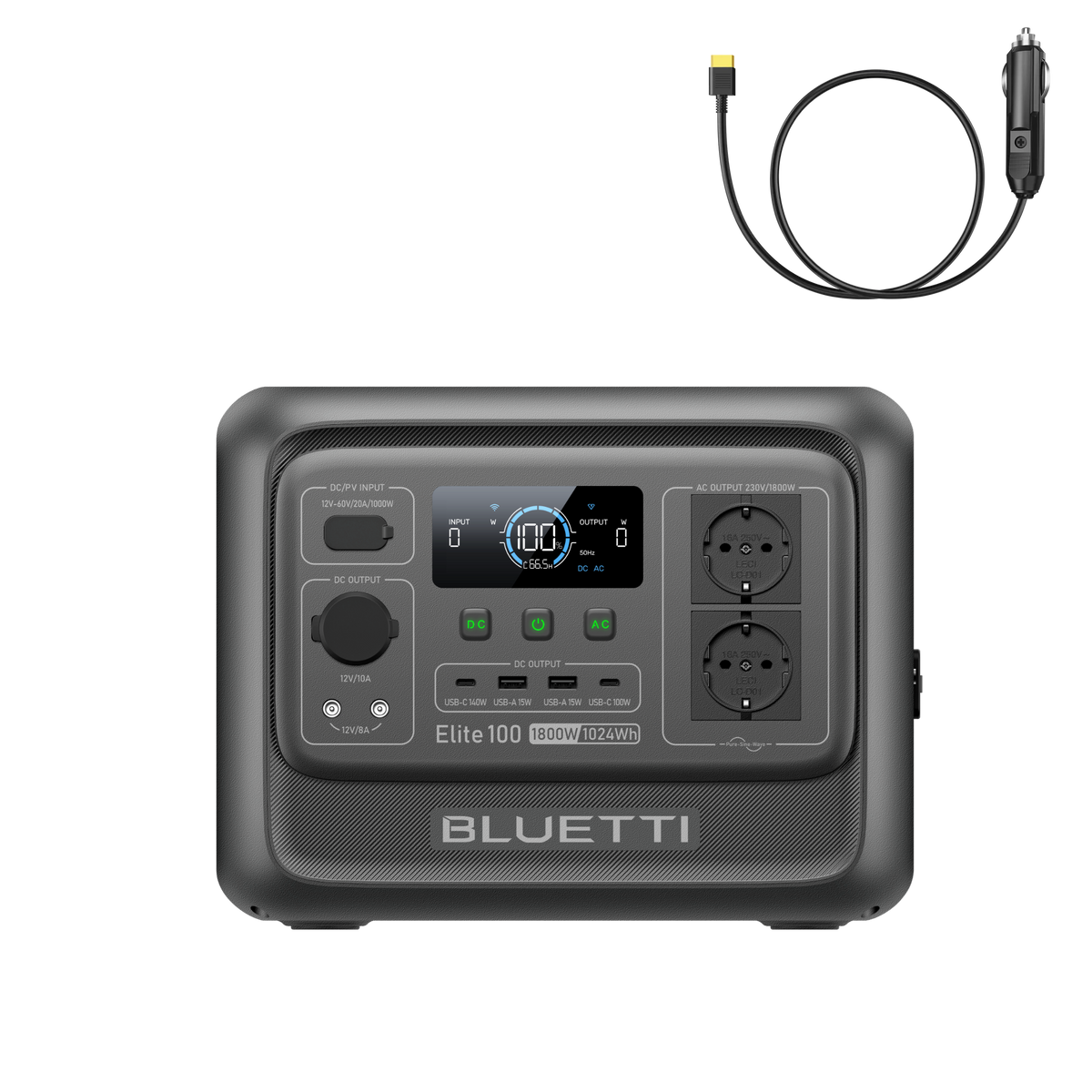 BLUETTI Elite 100 V2  Power Station Portatile | 1800 W 1024 Wh