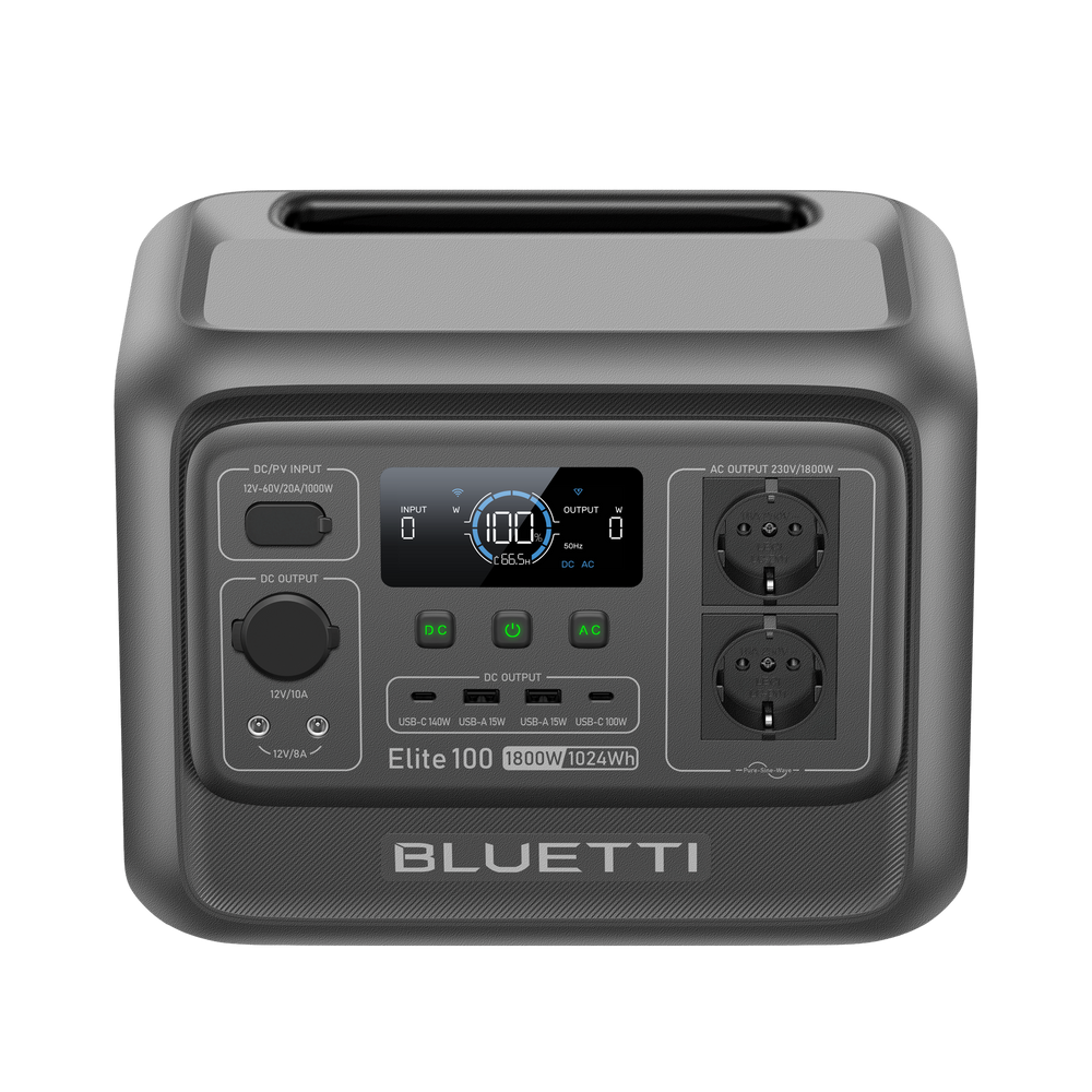 BLUETTI Elite 100 V2  Power Station Portatile | 1.800 W 1.024 Wh