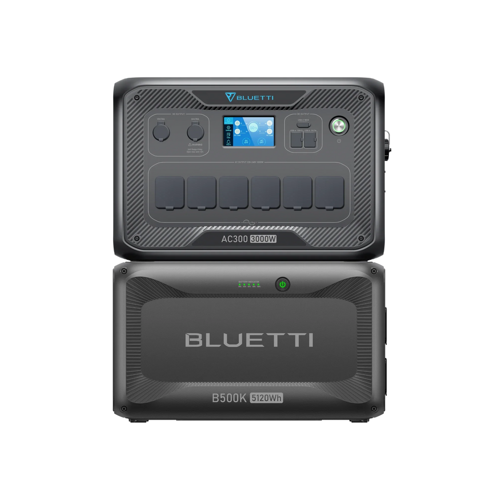 B500K+AC300 | Potenza in uscita 3.000 W | Capacità 5.120 Wh