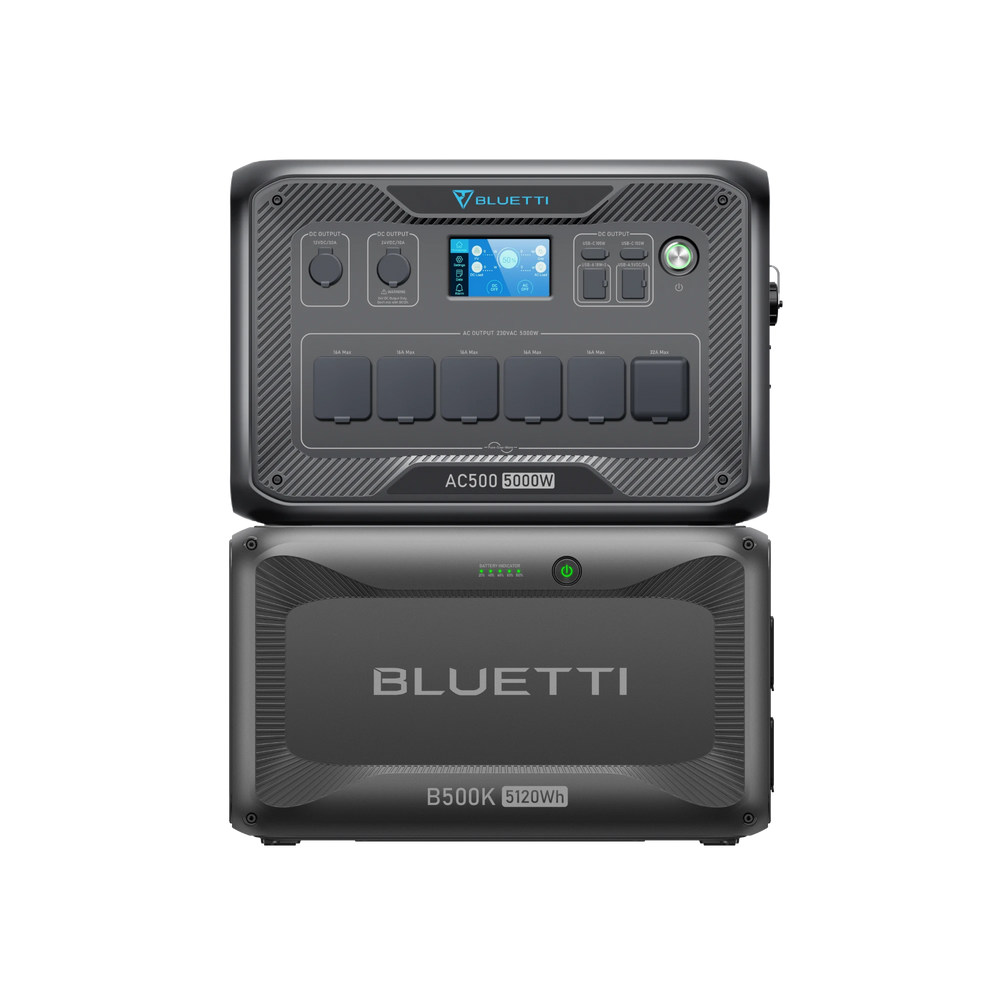 BLUETTI AC500 + B300K Backup Domestico