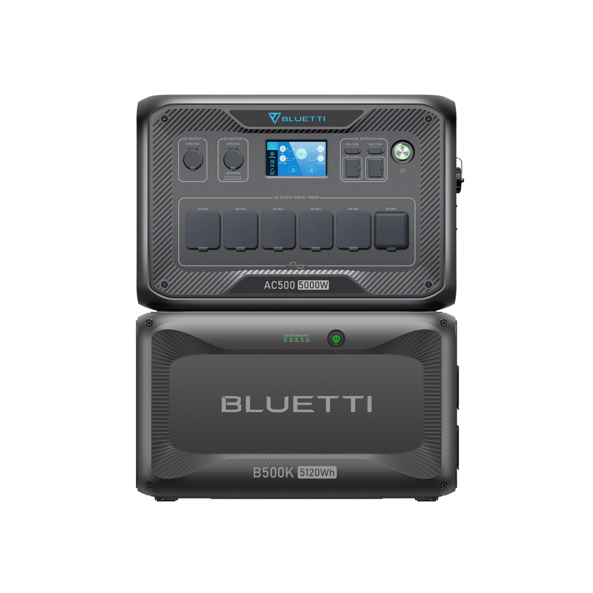 BLUETTI AC500 + B300K Backup Domestico