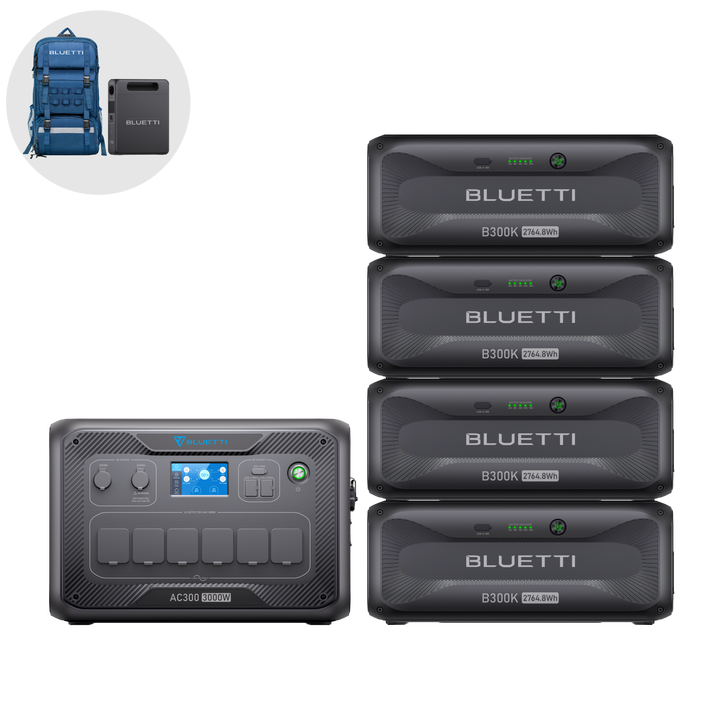 BLUETTI AC300 + B300K Backup Domestico