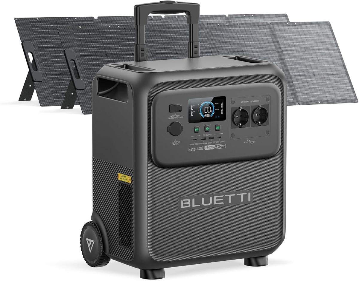 BLUETTI Elite 400+400W（AMZ）
