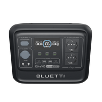 Vista ingrandita 3D della centrale elettrica portatile Bluetti Elite 100 V2
