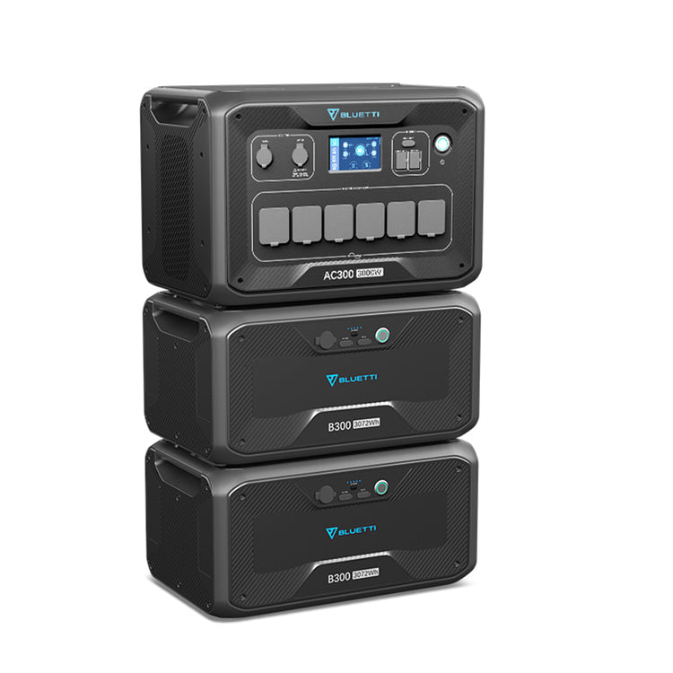 BLUETTI AC300 + 2*B300 Home Backup