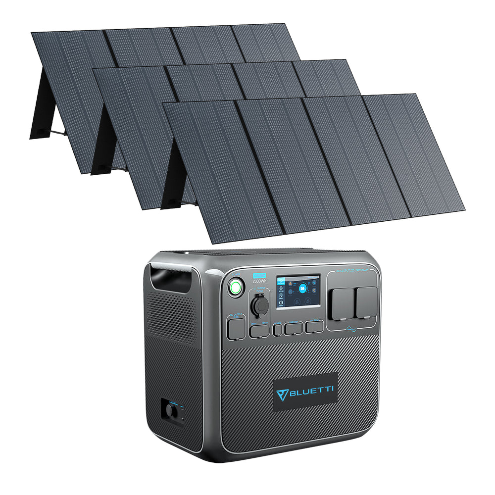BLUETTI AC200P + 3*PV350 Kit Generatore Solare