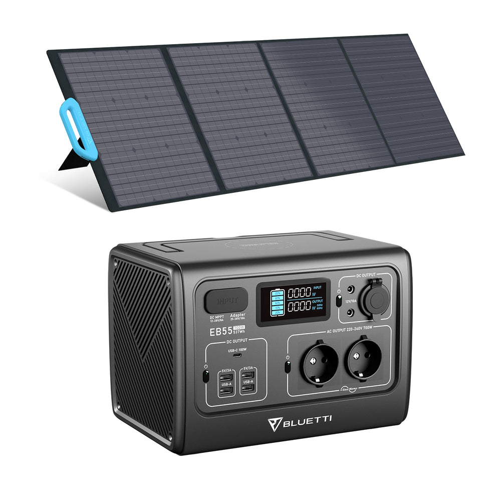 BLUETTI EB55 + PV200/MP200 Kit Generatore Solare