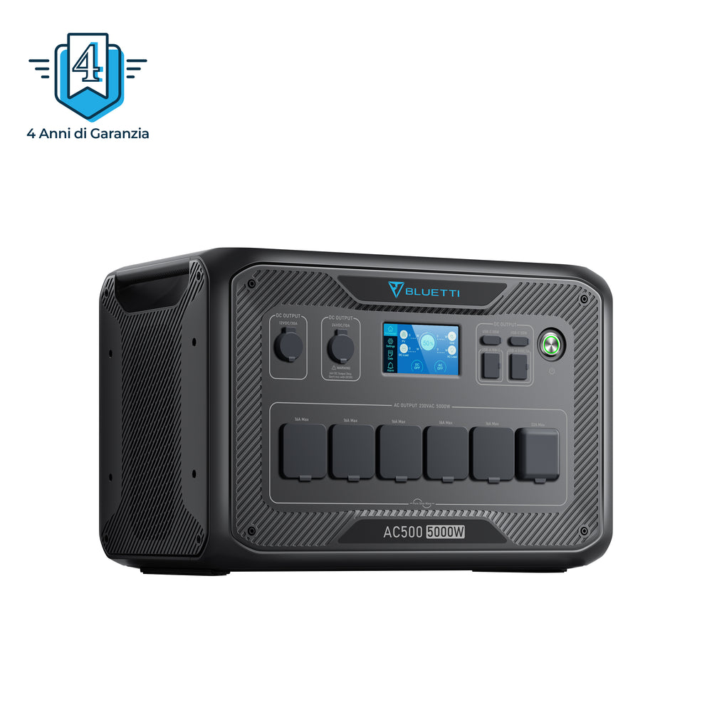 BLUETTI AC500 + B300S Backup Domestico